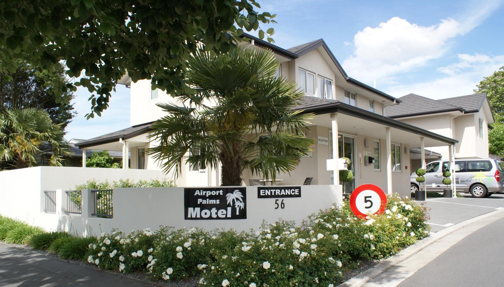 Airport Palms Motel Крайстчёрч Экстерьер фото