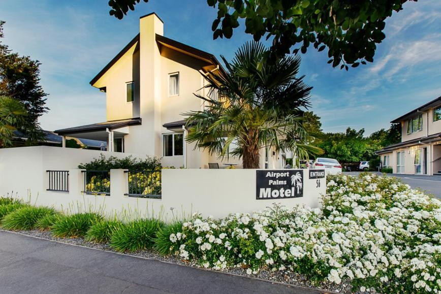 Airport Palms Motel Крайстчёрч Экстерьер фото
