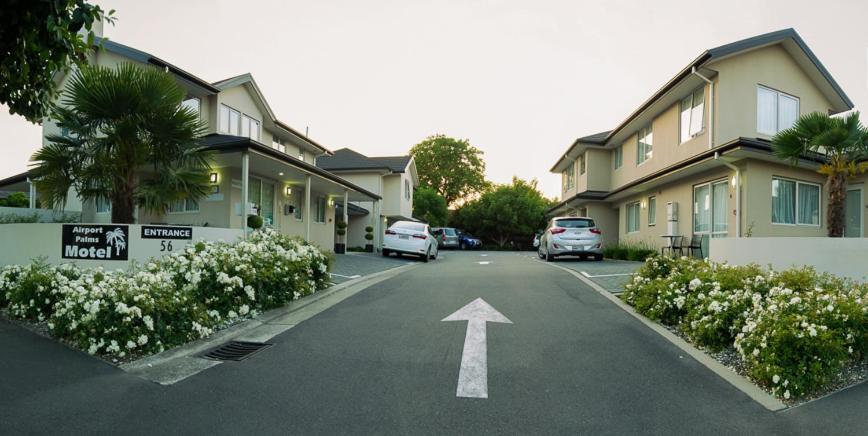 Airport Palms Motel Крайстчёрч Экстерьер фото